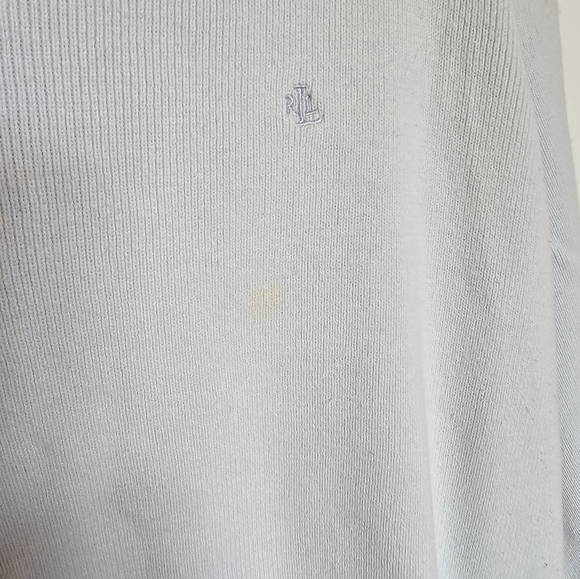 Ralph Lauren Mint And Pale Yellow Zip Up Sweater - Picture 8 of 9